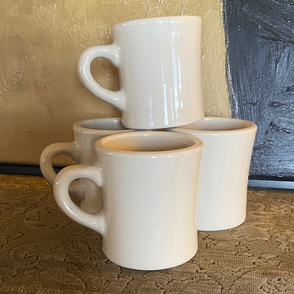 Vintage coffee mugs 8 oz set of 4
